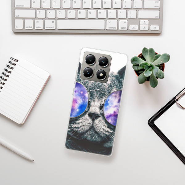 Silikonové pouzdro iSaprio - Xiaomi 14T - Galaxy Cat