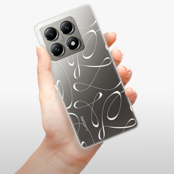 Silikonové pouzdro iSaprio - Xiaomi 14T - Fancy - white