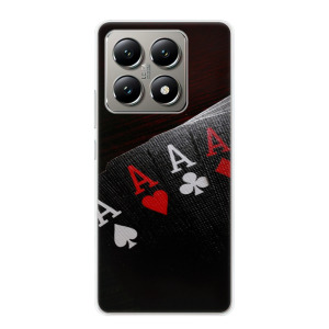 Silikonové pouzdro iSaprio - Xiaomi 14T - Poker
