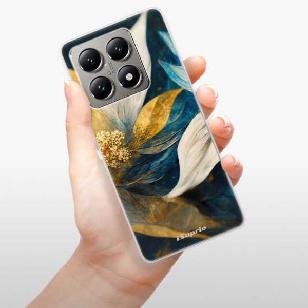 Silikonové pouzdro iSaprio - Xiaomi 14T - Gold Petals