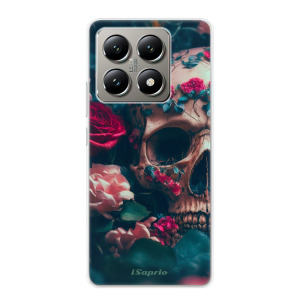Silikonové pouzdro iSaprio - Xiaomi 14T - Skull in Roses