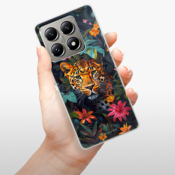 Silikonové pouzdro iSaprio - Xiaomi 14T - Flower Jaguar
