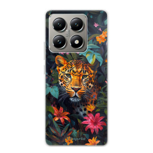 Silikonové pouzdro iSaprio - Xiaomi 14T - Flower Jaguar