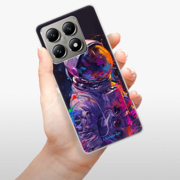 Silikonové pouzdro iSaprio - Xiaomi 14T - Neon Astronaut