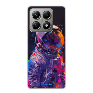 Silikonové pouzdro iSaprio - Xiaomi 14T - Neon Astronaut