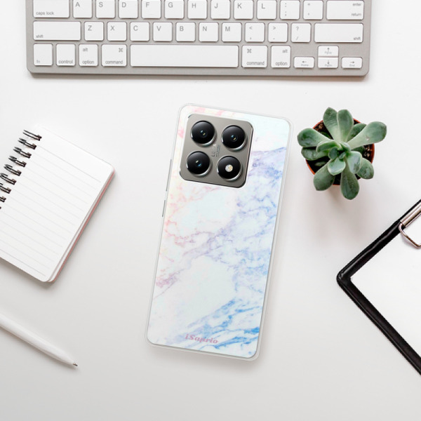 Silikonové pouzdro iSaprio - Xiaomi 14T Pro - Raibow Marble 10
