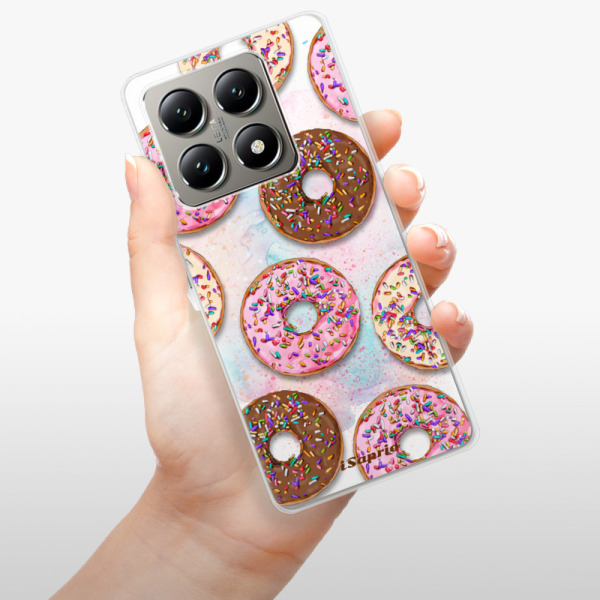 Silikonové pouzdro iSaprio - Xiaomi 14T Pro - Donuts 11