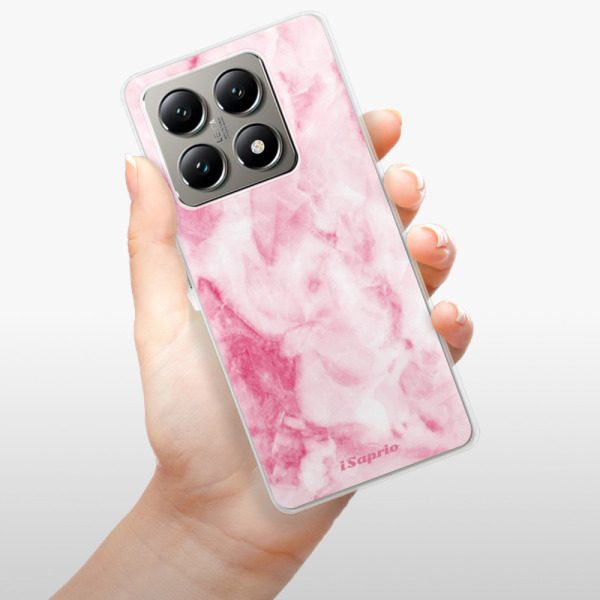 Silikonové pouzdro iSaprio - Xiaomi 14T Pro - RoseMarble 16
