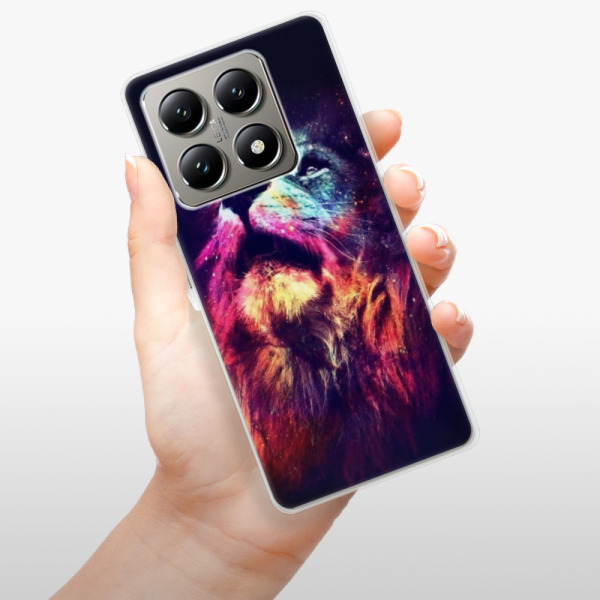 Silikonové pouzdro iSaprio - Xiaomi 14T Pro - Lion in Colors
