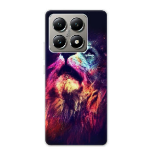 Silikonové pouzdro iSaprio - Xiaomi 14T Pro - Lion in Colors
