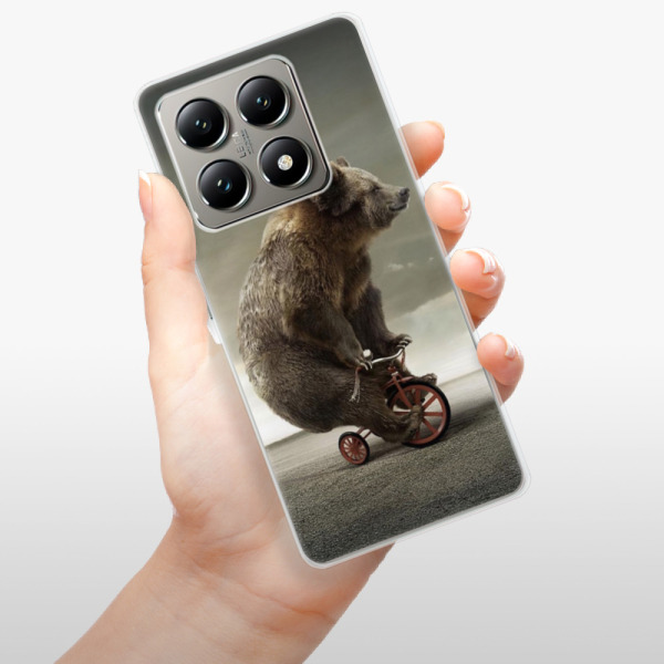 Silikonové pouzdro iSaprio - Xiaomi 14T Pro - Bear 01