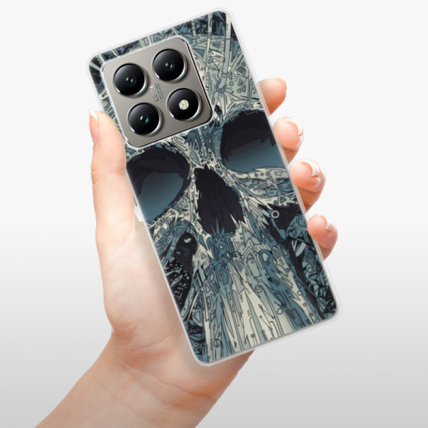Silikonové pouzdro iSaprio - Xiaomi 14T Pro - Abstract Skull
