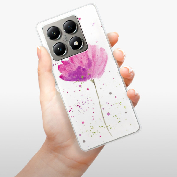 Silikonové pouzdro iSaprio - Xiaomi 14T Pro - Poppies