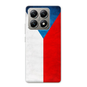 Silikonové pouzdro iSaprio - Xiaomi 14T Pro - Vlajka Česká republika