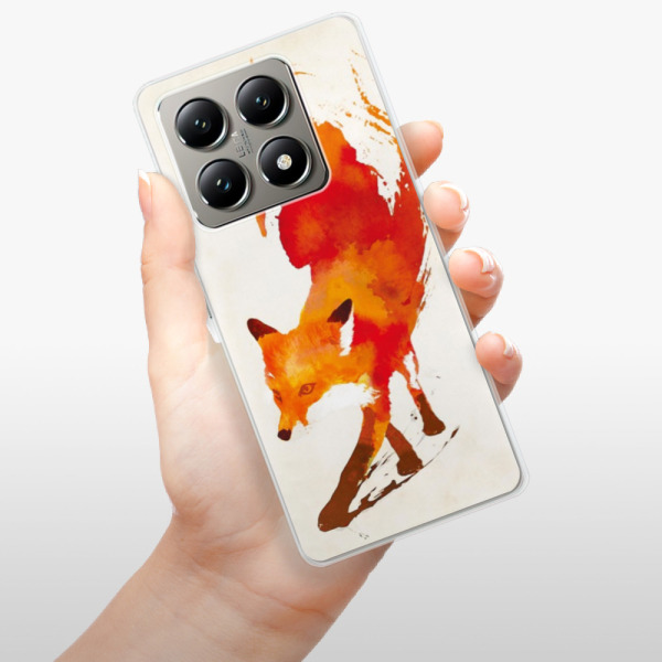 Silikonové pouzdro iSaprio - Xiaomi 14T Pro - Fast Fox