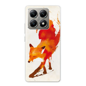 Silikonové pouzdro iSaprio - Xiaomi 14T Pro - Fast Fox