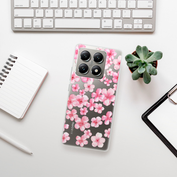 Silikonové pouzdro iSaprio - Xiaomi 14T Pro - Flower Pattern 05