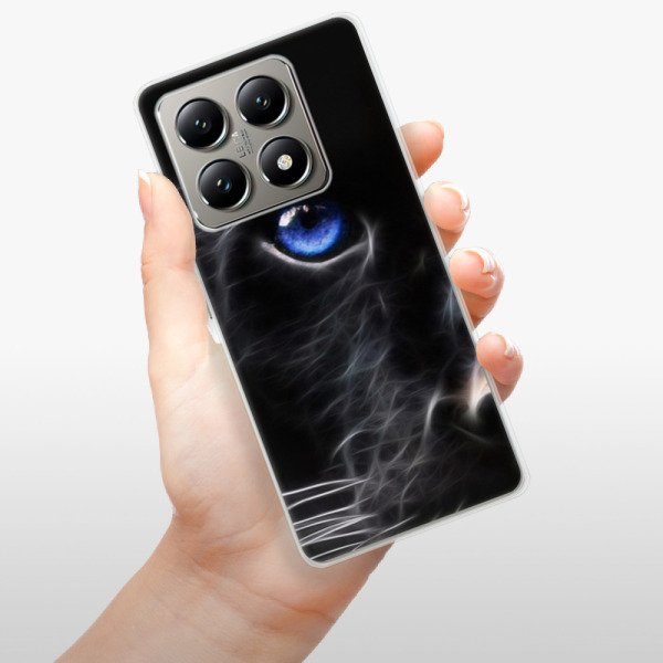 Silikonové pouzdro iSaprio - Xiaomi 14T Pro - Black Puma
