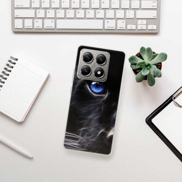 Silikonové pouzdro iSaprio - Xiaomi 14T Pro - Black Puma