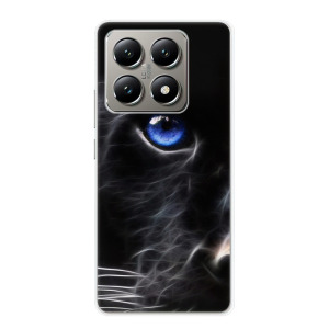 Silikonové pouzdro iSaprio - Xiaomi 14T Pro - Black Puma