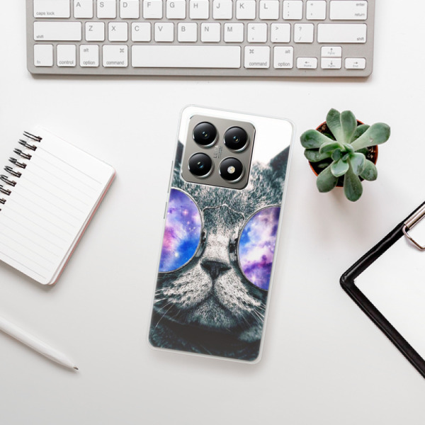 Silikonové pouzdro iSaprio - Xiaomi 14T Pro - Galaxy Cat
