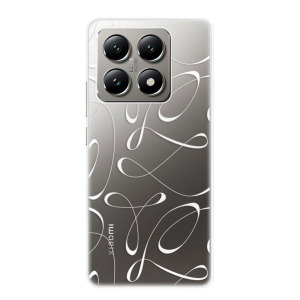 Silikonové pouzdro iSaprio - Xiaomi 14T Pro - Fancy - white