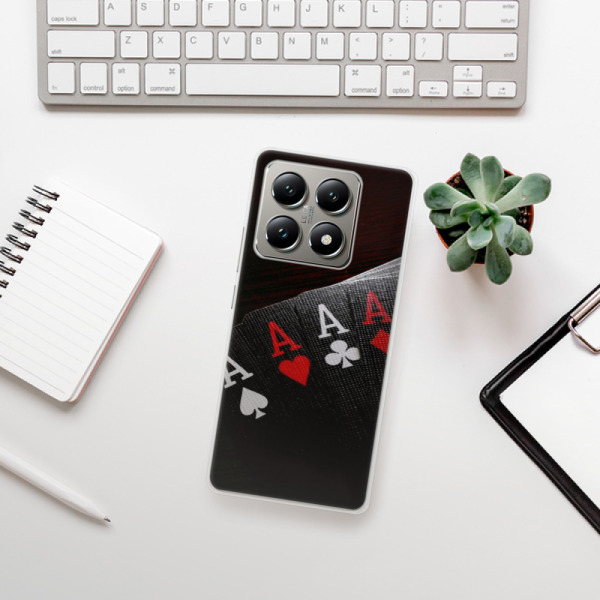 Silikonové pouzdro iSaprio - Xiaomi 14T Pro - Poker