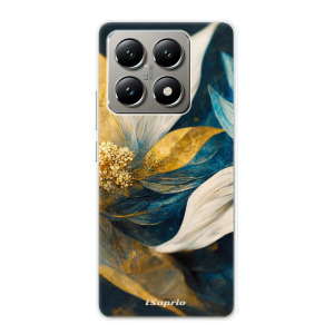 Silikonové pouzdro iSaprio - Xiaomi 14T Pro - Gold Petals