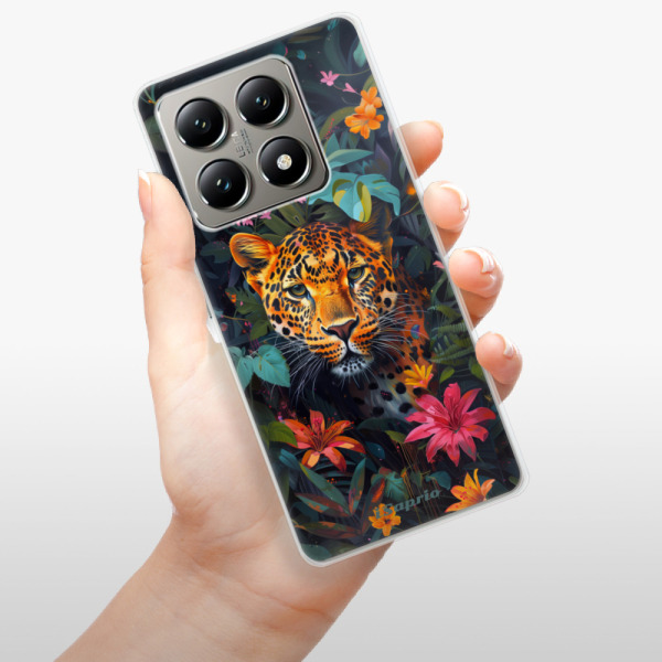 Silikonové pouzdro iSaprio - Xiaomi 14T Pro - Flower Jaguar