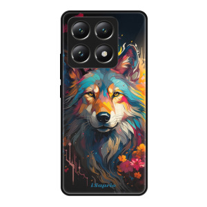 Lesklé pouzdro iSaprio pro Xiaomi 14T Pro - Mysterious Wolf - VÝPRODEJ