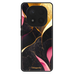 Lesklé pouzdro iSaprio pro Xiaomi Redmi Note 14 Pro 5G / 14 Pro Plus 5G - Gold Pink Marble - VÝPRODEJ