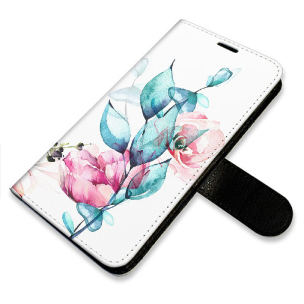 Flip pouzdro iSaprio - Apple iPhone 16e / iPhone 17e - Beautiful Flower - kapsičky na karty