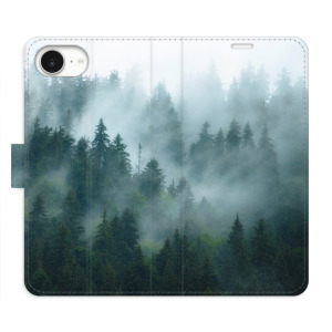 Flip pouzdro iSaprio - Apple iPhone 16e / iPhone 17e - Dark Forest - kapsičky na karty