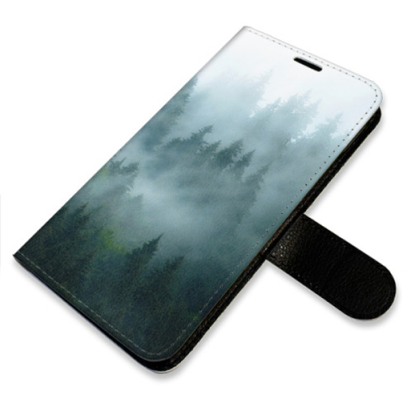 Flip pouzdro iSaprio - Apple iPhone 16e / iPhone 17e - Dark Forest - kapsičky na karty