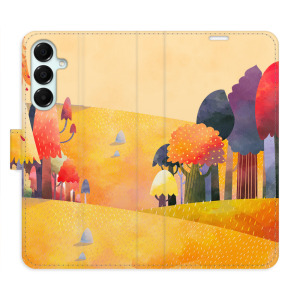 Flip pouzdro iSaprio - Samsung Galaxy A16 / A16 5G - Autumn Forest - kapsičky na karty