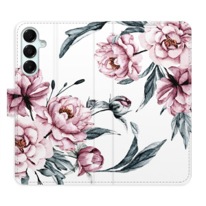 Flip pouzdro iSaprio - Samsung Galaxy A16 / A16 5G - Pink Flowers - kapsičky na karty