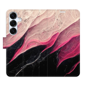 Flip pouzdro iSaprio - Samsung Galaxy S25 - BlackPink Marble - kapsičky na karty