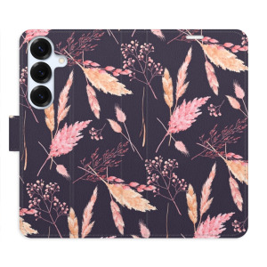 Flip pouzdro iSaprio - Samsung Galaxy S25 - Ornamental Flowers 02 - kapsičky na karty