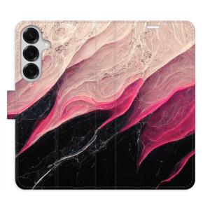 Flip pouzdro iSaprio - Samsung Galaxy S25 Plus - BlackPink Marble - kapsičky na karty