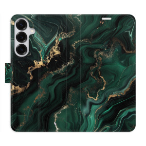 Flip pouzdro iSaprio - Samsung Galaxy S25 Plus - Emerald 02 - kapsičky na karty