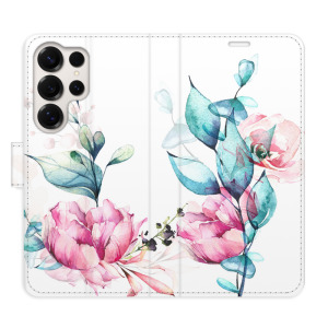 Flip pouzdro iSaprio - Samsung Galaxy S25 Ultra - Beautiful Flower - kapsičky na karty