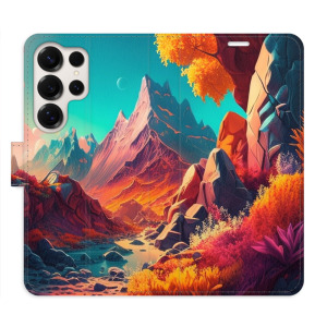 Flip pouzdro iSaprio - Samsung Galaxy S25 Ultra - Colorful Mountains - kapsičky na karty