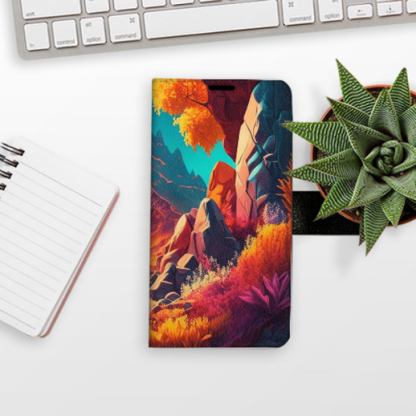 Flip pouzdro iSaprio - Samsung Galaxy S25 Ultra - Colorful Mountains - kapsičky na karty