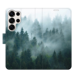 Flip pouzdro iSaprio - Samsung Galaxy S25 Ultra - Dark Forest - kapsičky na karty