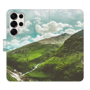 Flip pouzdro iSaprio - Samsung Galaxy S25 Ultra - Mountain Valley - kapsičky na karty