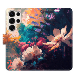 Flip pouzdro iSaprio - Samsung Galaxy S25 Ultra - Spring Flowers - kapsičky na karty