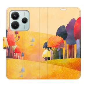 Flip pouzdro iSaprio - Xiaomi Redmi Note 14 5G - Autumn Forest - kapsičky na karty