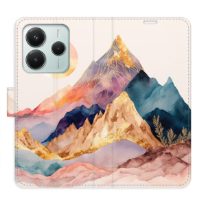 Flip pouzdro iSaprio - Xiaomi Redmi Note 14 5G - Beautiful Mountains - kapsičky na karty