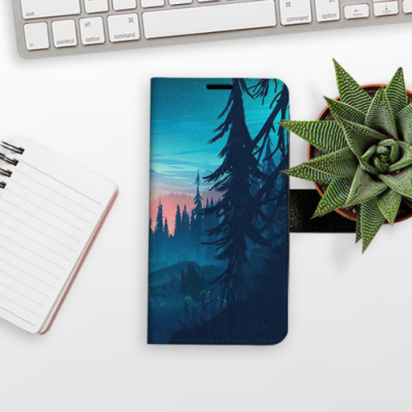 Flip pouzdro iSaprio - Xiaomi Redmi Note 14 5G - Magical Landscape - kapsičky na karty