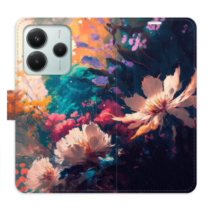 Flip pouzdro iSaprio - Xiaomi Redmi Note 14 5G - Spring Flowers - kapsičky na karty